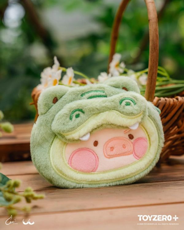 LULU豬 動物派對森林劇場 毛絨隨身包 