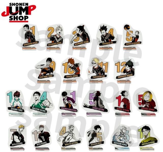 JUMP SHOP限定 排球少年mini壓克力立牌 