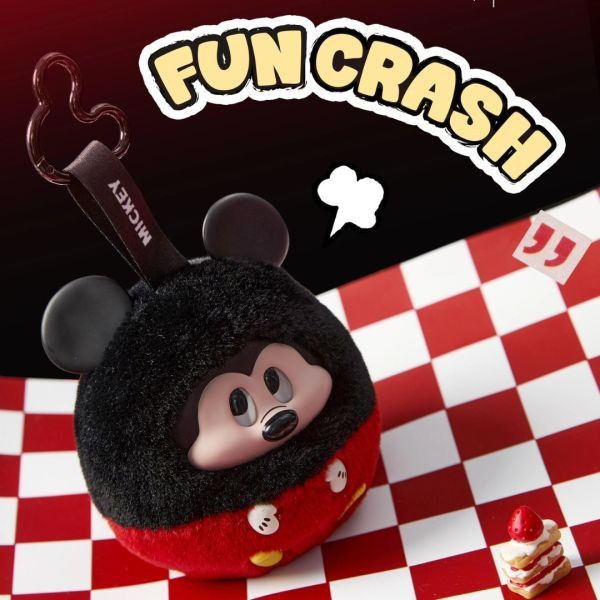 迪士尼米奇 有趣碰撞 Disney Mickey 搪膠毛絨吊飾 