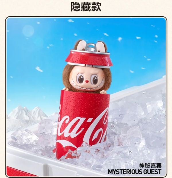 Labubu The Monsters可口可樂糖膠臉盲盒 