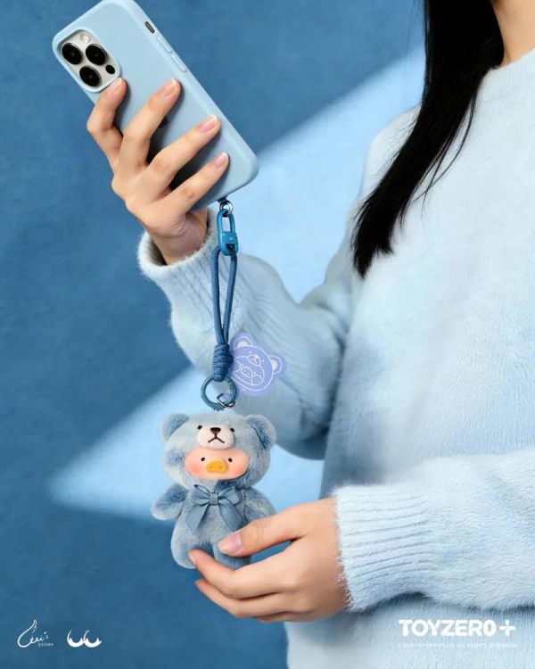 LULU豬自然絮語膠面毛絨手機繩盲盒 