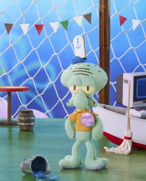 章魚哥的一天 毛絨吊飾 