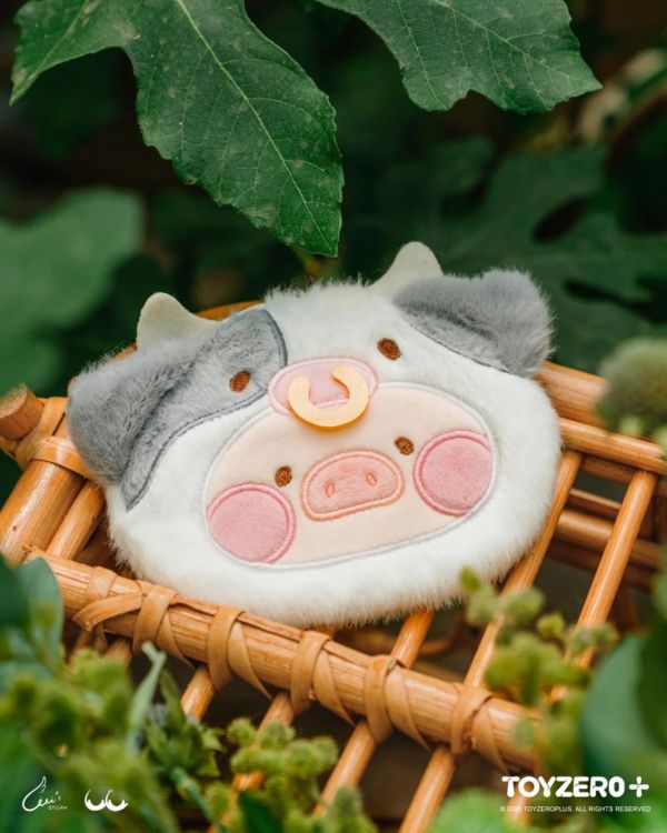 LULU豬 動物派對森林劇場 毛絨隨身包 