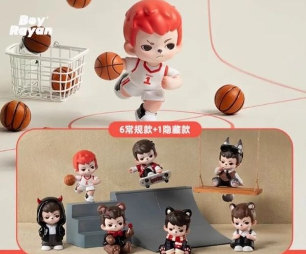 Rayan熱愛系列掛伴盲盒 公仔鑰匙圈/掛件 