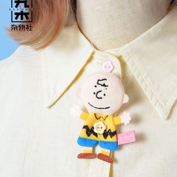 史努比磁吸紐扣公仔掛件驚喜盒 