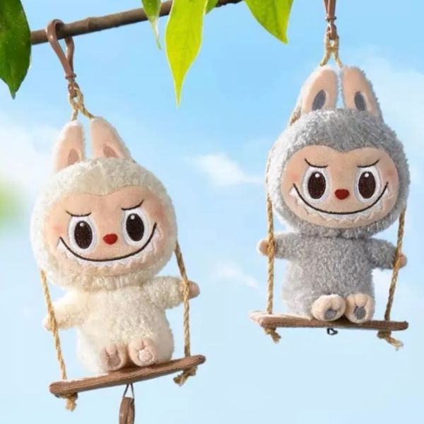 LABUBU 木工坊系列盪鞦韆絨毛掛件 