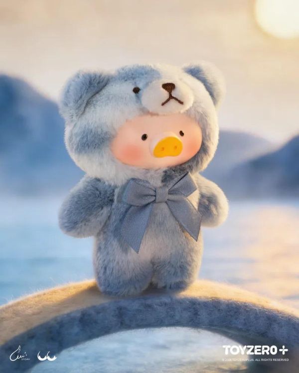 LULU豬自然絮語膠面毛絨手機繩盲盒 