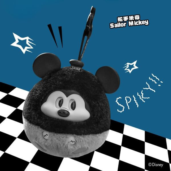迪士尼米奇 有趣碰撞 Disney Mickey 搪膠毛絨吊飾 