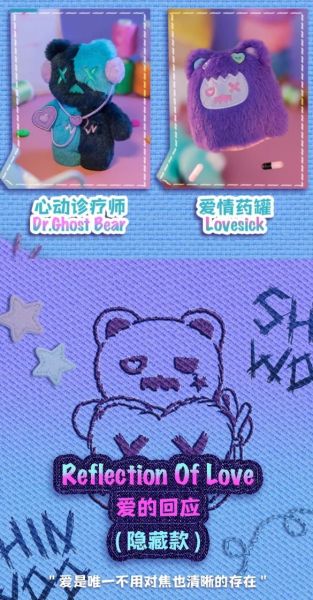 ShinWoo 幽靈熊 熊熊診療所 毛絨盲盒 