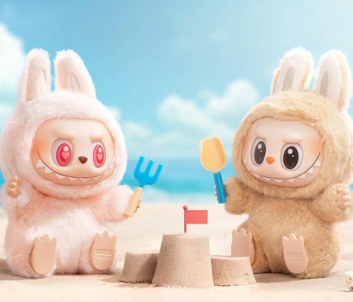 THE MONSTERS LABUBU 坐坐派對 搪膠娃 