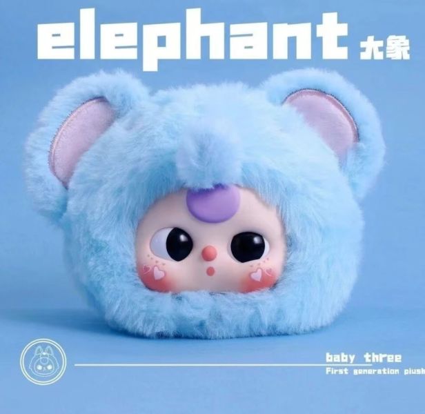 娃三歲初代毛絨動物派對系列毛絨盲盒 