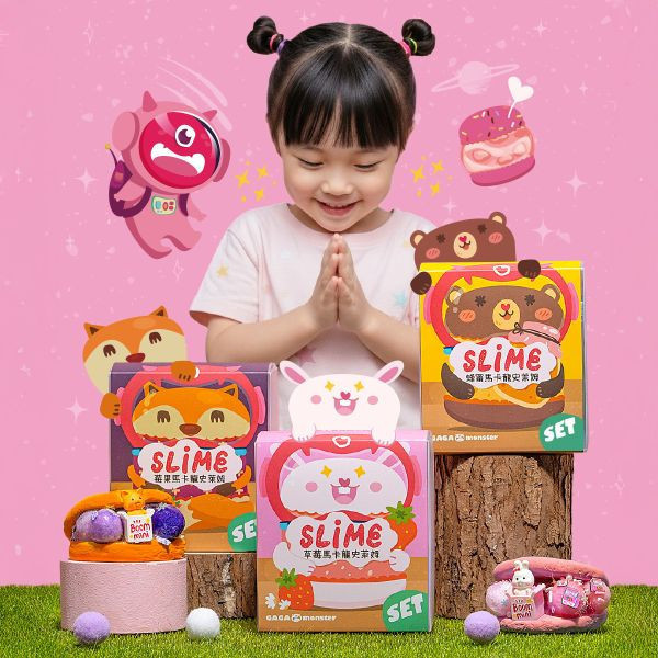 【GAGA 嘉年華】馬卡龍史萊姆組合 