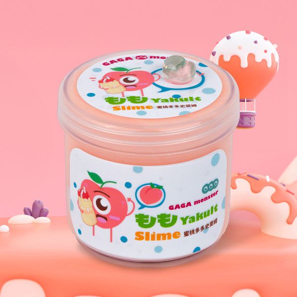 奶香史萊姆 GAGA monster 、蜜桃多多史萊姆、創意啟發玩具、親子互動、安全無毒史萊姆、創意手作材料、療癒系史萊姆