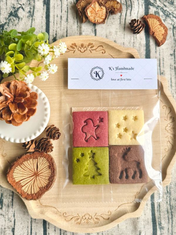 聖誕節袋裝餅乾G-L款 
