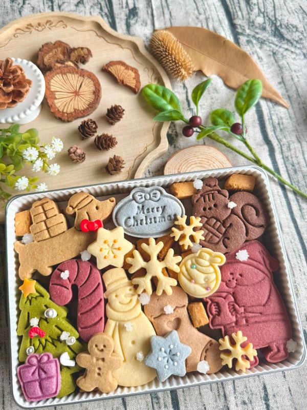 聖誔節鐵盒餅乾 