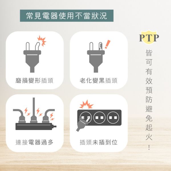 【KINYO】3P高溫斷電3開3插分接器 (GI-333) 分接器