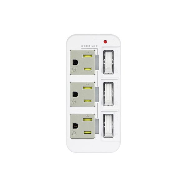 【KINYO】3P高溫斷電3開3插分接器 (GI-333) 分接器