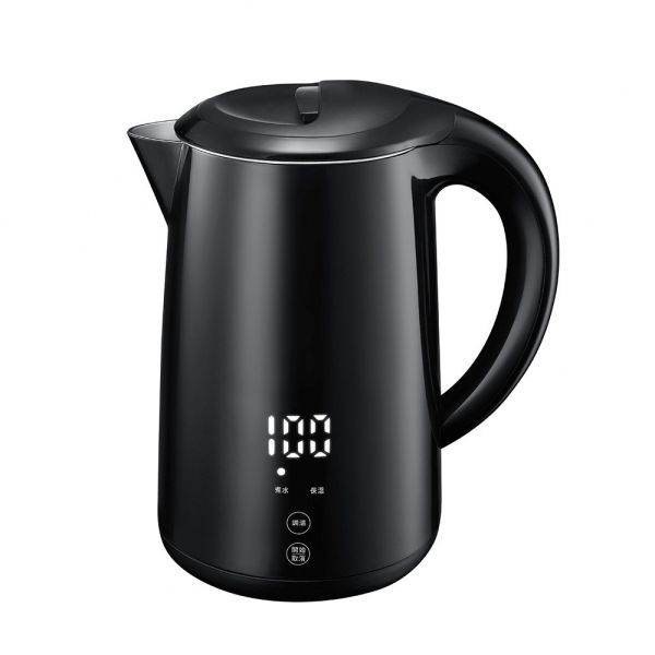 【KINYO】1.7L 智慧溫控雙層快煮壺 (KIHP-1180) 快煮壺