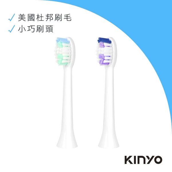 【KINYO】音波牙刷替換刷頭-ETB830-1 (適用型號：ETB-830、ETB-835、ETB-850) 刷頭