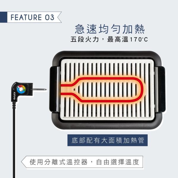 【KINYO】麥飯石電烤盤(BP-35) 電烤盤