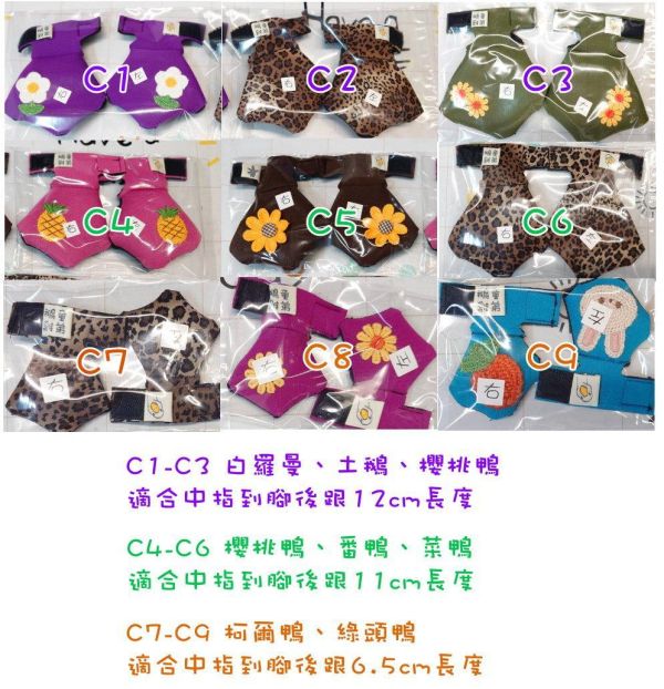 爾娥小姐.美眉/寵物鞋子現貨（白羅曼、土鵝、櫻桃鴨、番鴨、柯爾鴨、綠頭鴨適用） 寵物鞋子 鵝鞋子