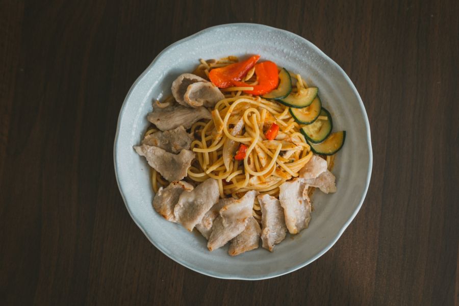 招牌青醬松阪豬豬義大利麵 