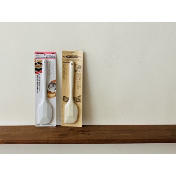 NO-1610 日本CakeLand耐熱一體奶油清潔鏟-白色 烘焙工具、廚房用品