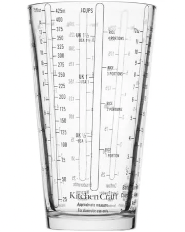 KitchenCraft 可微波玻璃量杯 425ml KCAEA3 KitchenCraft 可微波玻璃量杯 (425ml)