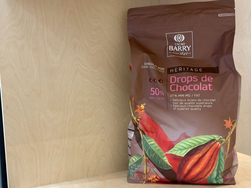 Cacaobarry 耐烤水滴巧克力豆50% Cacaobarry, 耐烤巧克力豆, 水滴巧克力豆, 50%巧克力