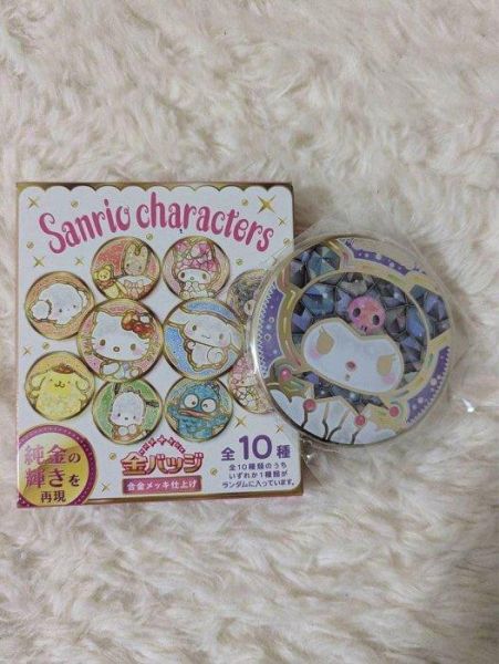 日本限定 限量款 三麗鷗金徽章 三麗鷗角色盲盒金徽章 限量款套組 10入 全款各1入 全系列角色款 收藏品 日本限定 限量款 三麗鷗金徽章 三麗鷗角色盲盒金徽章 限量款套組 10入 全款各1入 全系列角色款 收藏品