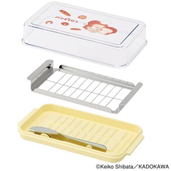 日本正版 日本製 Skater 麵包小偷 奶油分隔收納盒 奶油盒 奶油收納盒 麵包賊 收納盒 日本正版 日本製 Skater 麵包小偷 奶油分隔收納盒 奶油盒 奶油收納盒 麵包賊 收納盒