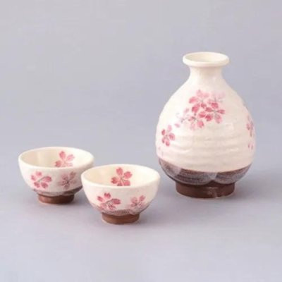 櫻花季限定 日本製清水燒櫻花造型筷架組 日本製美濃燒酒壺酒杯組 櫻花季限定 日本製清水燒櫻花造型筷架組 日本製美濃燒酒壺酒杯組