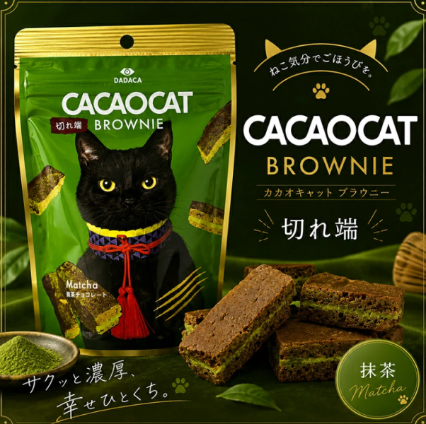 日本 北海道限定 CACAOCAT 布朗尼 黑巧克力 北海道伴手禮 可可貓 巧克力布朗尼 黑貓布朗尼夾心酥 切塊布朗尼 60G 日本 北海道限定 CACAOCAT 布朗尼 黑巧克力 北海道伴手禮 可可貓 巧克力布朗尼 黑貓布朗尼夾心酥 切塊布朗尼 60G