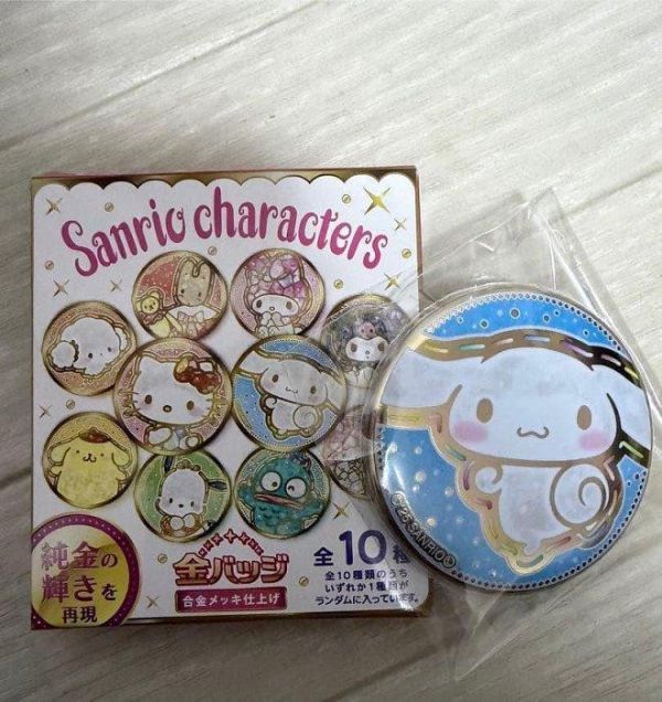 日本限定 限量款 三麗鷗金徽章 三麗鷗角色盲盒金徽章 限量款套組 10入 全款各1入 全系列角色款 收藏品 日本限定 限量款 三麗鷗金徽章 三麗鷗角色盲盒金徽章 限量款套組 10入 全款各1入 全系列角色款 收藏品
