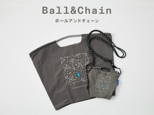 日本限定 鎌倉限定藍瓶x Ball&Chain 聯名推出手提袋  地區限定刺繡手提袋 鐮倉繡球花設計限定款 日本限定 鎌倉限定藍瓶x Ball&Chain 聯名推出手提袋  地區限定刺繡手提袋 鐮倉繡球花設計限定款