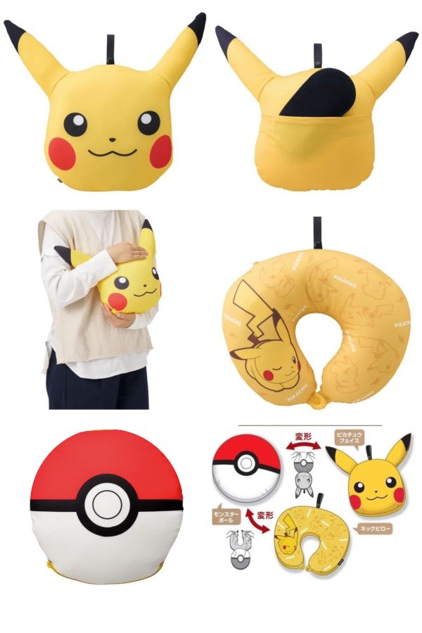 日本正版 寶可夢 Pokémon 皮卡丘 卡比獸 3WAY玩偶抱枕頸枕 可變換成頸枕 日本限定款 神奇寶貝 精靈寶可夢 日本正版  寶可夢 Pokémon 皮卡丘 卡比獸  3WAY玩偶抱枕頸枕 可變換成頸枕 抱枕皆可 日本限定款 神奇寶貝 精靈寶可夢 呆呆獸