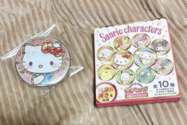 日本限定 限量款 三麗鷗金徽章 三麗鷗角色盲盒金徽章 限量款套組 10入 全款各1入 全系列角色款 收藏品 日本限定 限量款 三麗鷗金徽章 三麗鷗角色盲盒金徽章 限量款套組 10入 全款各1入 全系列角色款 收藏品