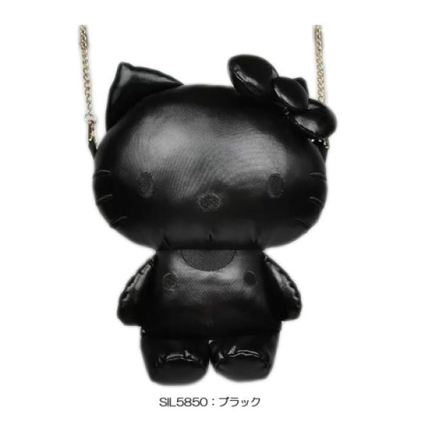 日本正版 三麗鷗 Sanrio 皮革kitty斜背包 KITTY造型包 金鍊條斜背包 KITTY 斜背拉鍊包 30cm 現貨 日本正版 三麗鷗 Sanrio 皮革kitty斜背包 KITTY造型包 金鍊條斜背包 KITTY 斜背拉鍊包 30cm