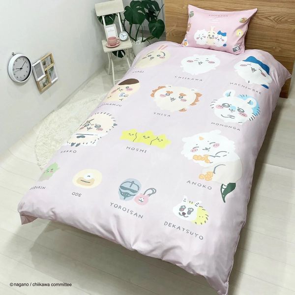 日本限定 chiikawa 吉伊卡哇 枕頭套 雙面款枕頭套 43×63cm 吉依卡哇 拉鍊枕頭套 日本限定 chiikawa 吉伊卡哇 枕頭套 雙面款枕頭套 43×63cm 吉依卡哇 拉鍊枕頭套 枕頭 吉依卡哇枕頭 被套+枕頭套組 2件組