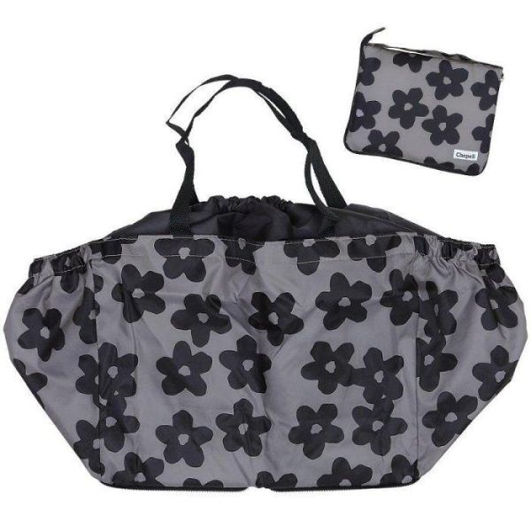 日本限定 可折疊保冷袋 保溫袋 手提保冷袋 肩背保冷袋 滿版黑色花卉 大開口保冷袋 束口保冷袋 29.5x36x24cm 日本限定 可折疊保冷袋 保溫袋 手提保冷袋 肩背保冷袋 滿版黑色花卉 大開口保冷袋 束口保冷袋 29.5x36x24cm