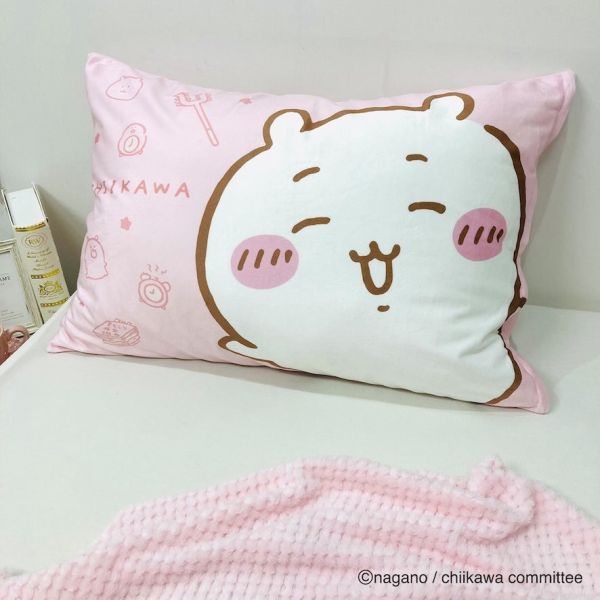 日本限定 chiikawa 吉伊卡哇 枕頭套 雙面款枕頭套 43×63cm 吉依卡哇 拉鍊枕頭套 日本限定 chiikawa 吉伊卡哇 枕頭套 雙面款枕頭套 43×63cm 吉依卡哇 拉鍊枕頭套 枕頭 吉依卡哇枕頭 被套+枕頭套組 2件組