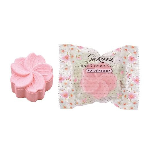 櫻花季限定 櫻花和菓子造型入浴劑 淺粉色 櫻花季限定 櫻花和菓子造型入浴劑 淺粉色