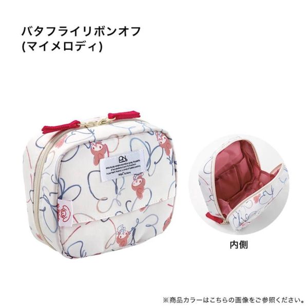 日本限定 三麗鷗聯名WPC. 多夾層 防水收納包 方形化妝包 大耳狗 布丁狗 美樂蒂 聯名款拉鍊包 多功能收納包 日本限定 三麗鷗聯名WPC. 防水收納包 方形化妝包 大耳狗 布丁狗 美樂蒂 聯名款拉鍊包 多功能收納包