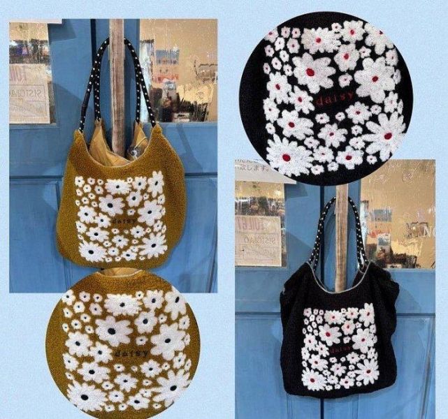 日本限定 羊羔毛 QQ毛 小熊 花卉 貓咪 刺繡手提肩背包 2WAY手提包 刺繡款 輕便兩用手提袋 肩背包 通勤包 購物袋 購物包 日本限定 羊羔毛 QQ毛 小熊 花卉 貓咪 刺繡手提肩背包 2WAY手提包 刺繡款 輕便兩用手提袋 肩背包 通勤包 購物袋 購物包