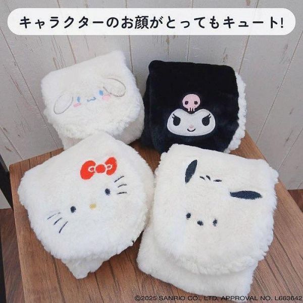 日本正版 三麗鷗 保暖圍巾 圍巾 兒童圍巾 三麗鷗圍巾 絨毛圍巾 庫洛米 大耳狗 怕洽狗 凱蒂貓 交叉圍巾 日本正版 三麗鷗 保暖圍巾 圍巾 兒童圍巾 三麗鷗圍巾 絨毛圍巾 庫洛米 大耳狗 怕洽狗 凱蒂貓 交叉圍巾