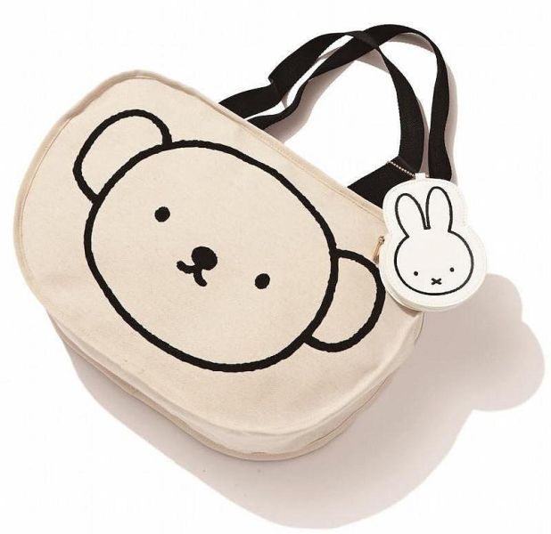 日本限定 miffy 米飛兔小熊手提袋+小拉鍊包組 帆布小熊2wa提包 米飛兔皮革小掛包 帆布拉鍊包 皮革零錢包 套組 期間限定 日本限定 miffy 米飛兔小熊手提袋+小拉鍊包組 帆布小熊2wa提包 米飛兔皮革小掛包 帆布拉鍊包 皮革零錢包 套組 期間限定
