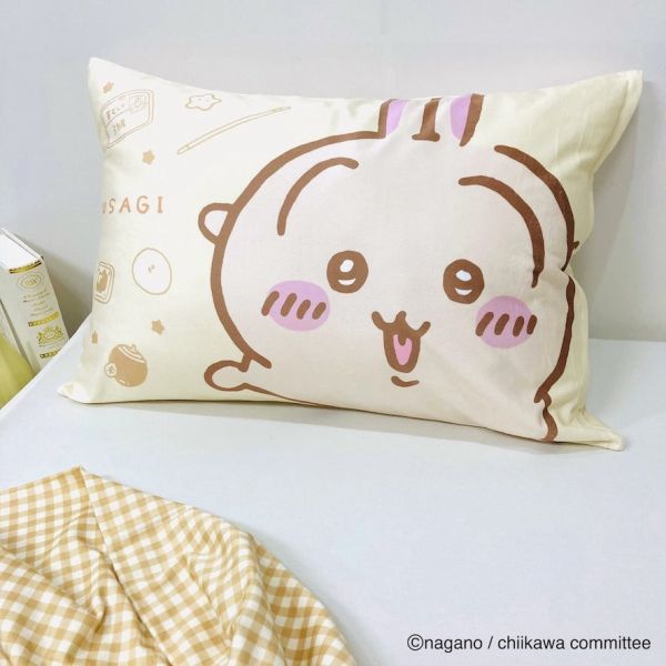 日本限定 chiikawa 吉伊卡哇 枕頭套 雙面款枕頭套 43×63cm 吉依卡哇 拉鍊枕頭套 日本限定 chiikawa 吉伊卡哇 枕頭套 雙面款枕頭套 43×63cm 吉依卡哇 拉鍊枕頭套 枕頭 吉依卡哇枕頭 被套+枕頭套組 2件組