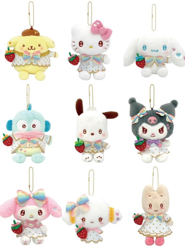 日本正版 日本三麗鷗 限量款 三麗鷗 草莓新聞 Sanrio 50週年 草莓新聞 美樂蒂 布丁狗 暗黑款長腿kitty 大耳狗掛飾 限量款 日本正版 日本三麗鷗 限量款 三麗鷗 草莓新聞 Sanrio 50週年 草莓新聞 美樂蒂 布丁狗 暗黑款長腿kitty 大耳狗掛飾 限量款