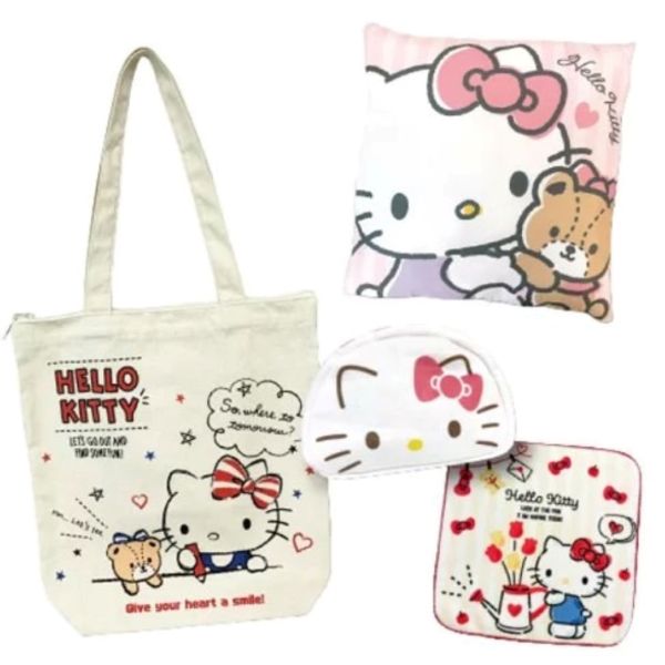 日本正版 2023 三麗鷗 帆布手提福袋 4件組 帆布包福袋 超值組 Kitty 美樂蒂 酷洛米 大耳狗 三麗鷗福袋 日本正版 2023 三麗鷗 帆布手提福袋 4件組 帆布包福袋 超值組 Kitty 美樂蒂 酷洛米 大耳狗 三麗鷗福袋