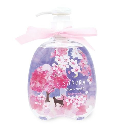櫻花季限定 sakura moon night櫻花香沐浴乳 櫻花季限定 sakura moon night櫻花香沐浴乳